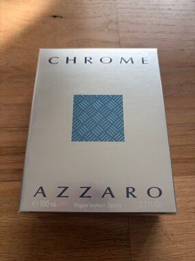 Azzaro Chrome Eau de Toilette - Silver with Blue Accent